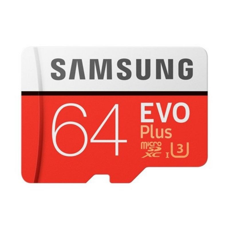 Thẻ Nhớ Micro SDXC Samsung Evo Plus 64GB Class 10 - 100MB/s (Kèm Adapter)