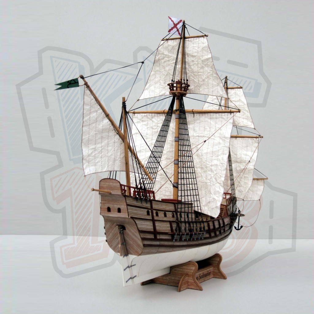 Mô hình giấy tàu thuyền quân sự Spanish Galleon ver 1