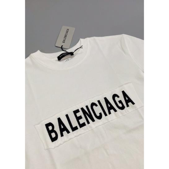 Áo phông balen cho nam nữ - Áo thun cộc tay thêu chữ đơn giản vải coton trơn siêu đẹp