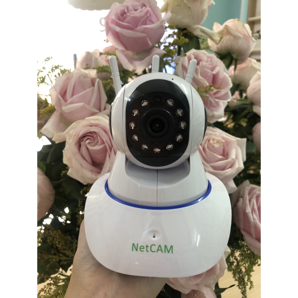 Camera IP wifi NetCAM NR01, Độ phân giải 4.0MP, Đàm thoại 2 chiều, Báo động qua điện thoại - Hãng Phân Phối Chính Thức