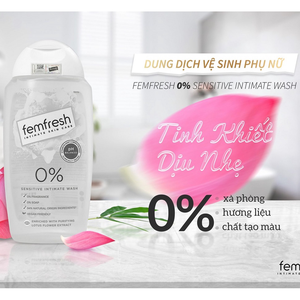 Dung Dịch Vệ Sinh Phụ Nữ Femfresh Wash 250ml