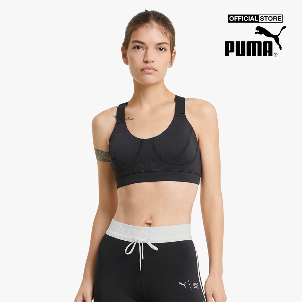 PUMA - Áo bra thể thao nữ Train First Mile Mid Impact 520250-01