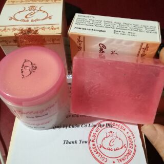 💝KEM DƯỠNG DA + SOAP RỬA MẶT💋COLLAGEN PLUS VIT E💋INDONESIA