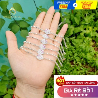 Vòng tay trẻ em, Lắc mèo Kitty, Chất liệu Bạc Ta, Sản phẩm Freesize từ 13cm ... 16cm.Shop Cam Kết chỉ bán bạc thật