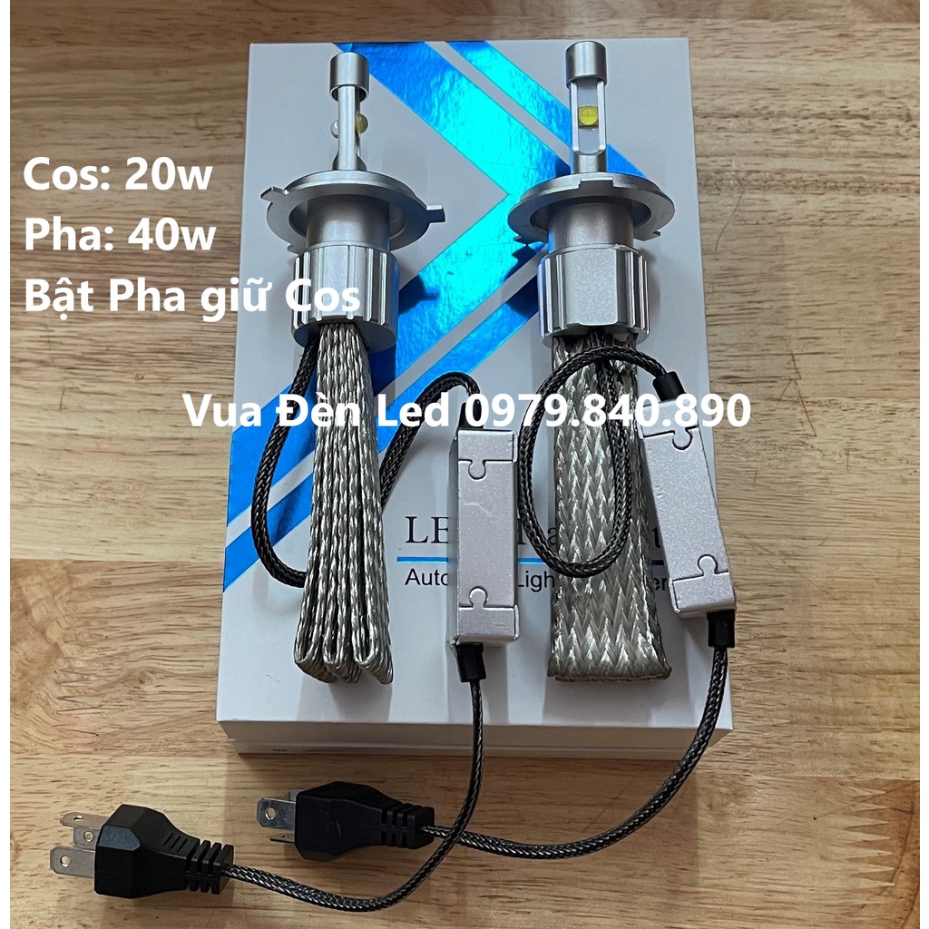 Model 2022 - 1 Cặp bóng đèn Led siêu sáng Cree XHP50 Z50 40w