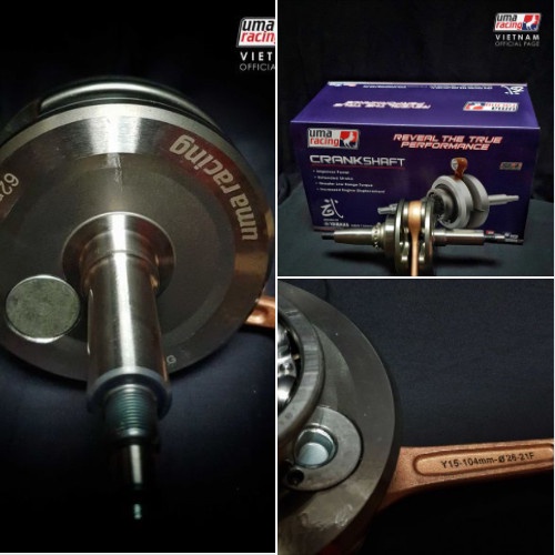 DÊN ĐÔN UMA RACING 58.7MM / 100L &amp; 62MM / 104L EXCITER 150