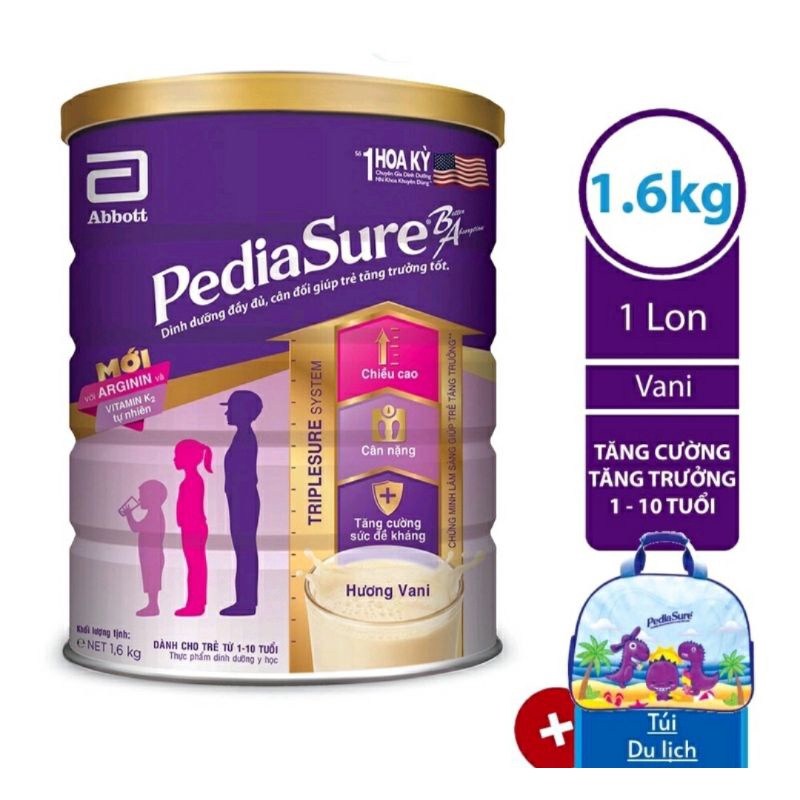 Sữa PediaSure 850g / 1,6kg date mới