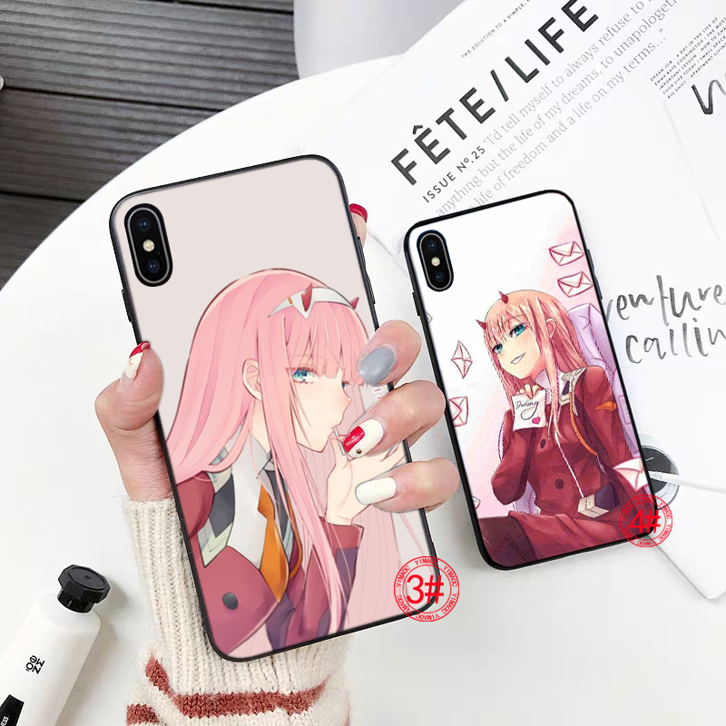 Ốp Điện Thoại Mềm Hình Franxx Wiki Zero Two Anime 20g Cho Iphone 12 Mini 11 Pro Xr Xs Max