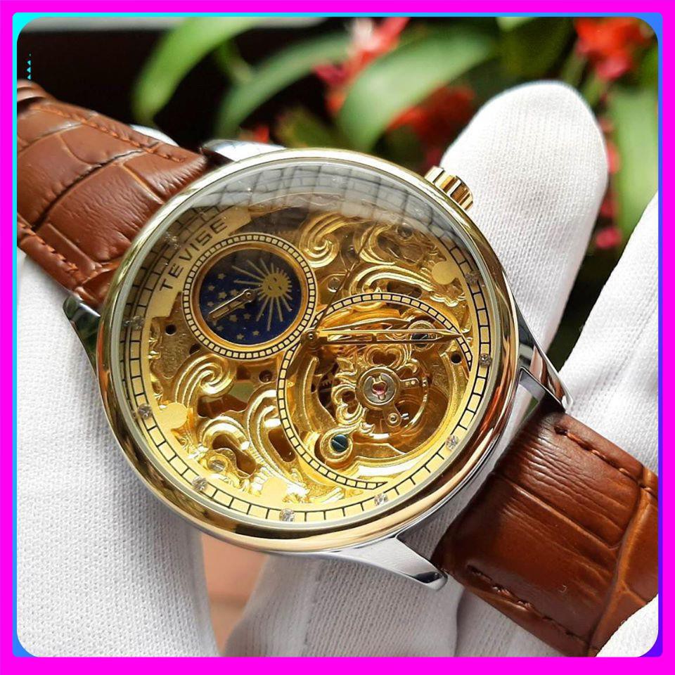 Đồng Hồ Nam Cơ Tự Động Chính Hãng TEVISE T2122 Dây Da Cao Cấp Đẳng Cấp | BigBuy360 - bigbuy360.vn