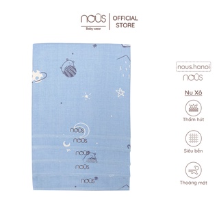 Set 5 khăn sữa mây xanh gấu xích đu nous