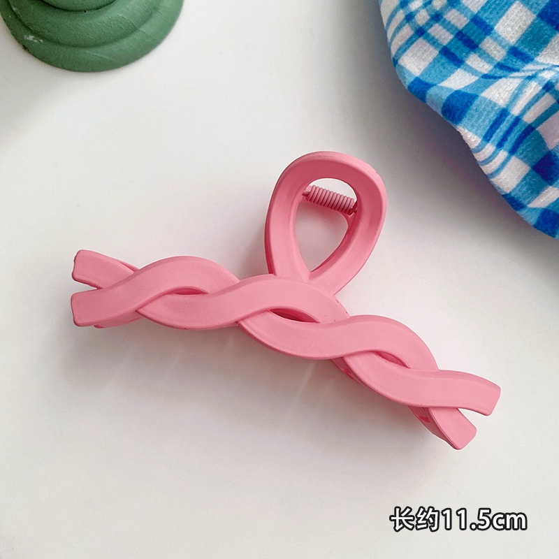 Kẹp Tóc Càng Cua Bằng Nhựa Phong Cách Retro Pháp Cổ Điển