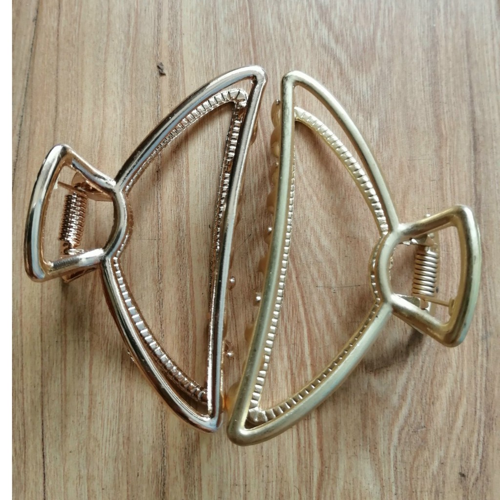 Kẹp tóc thời trang cỡ lớn phong cách hàn quốc xi mạ cứng cáp #2