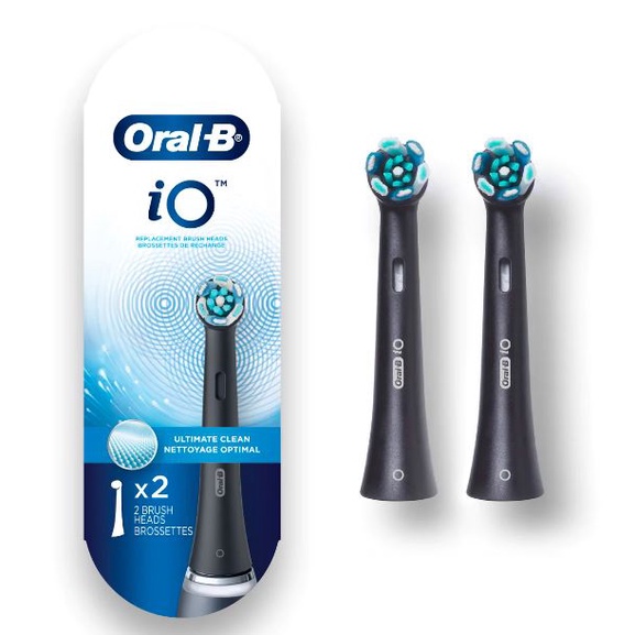Đầu bàn chải đánh răng điện Oral-B iO Ultimate Clean Brush Head Black