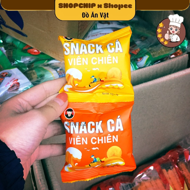 Bim Bim Cá Viên Chiên Bịch 60 Gói Mới