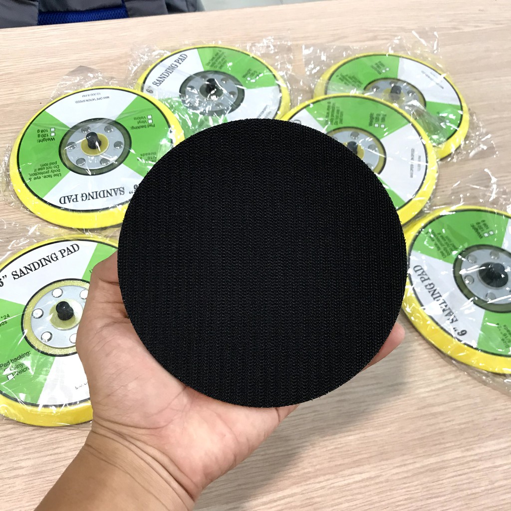 Đế máy chàm nhám tròn hơi 5" - 6"