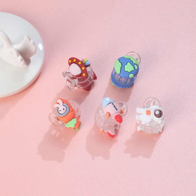 Set 5 kẹp tóc nhỏ phong cách dễ thương thời trang 2021 cho bé gái