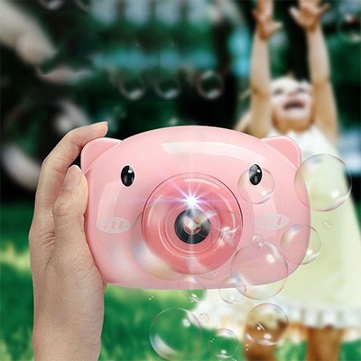 đồ chơi✆net máy làm bong bóng người nổi tiếng tự động ảnh heo đất Douyin Piggy có thể sạc lại đồ chơi thổi trẻ em trái t