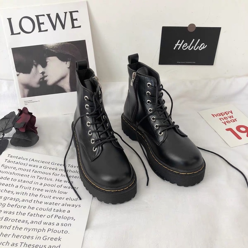 Giày Bốt Cổ Lửng Chiến Binh | BigBuy360 - bigbuy360.vn