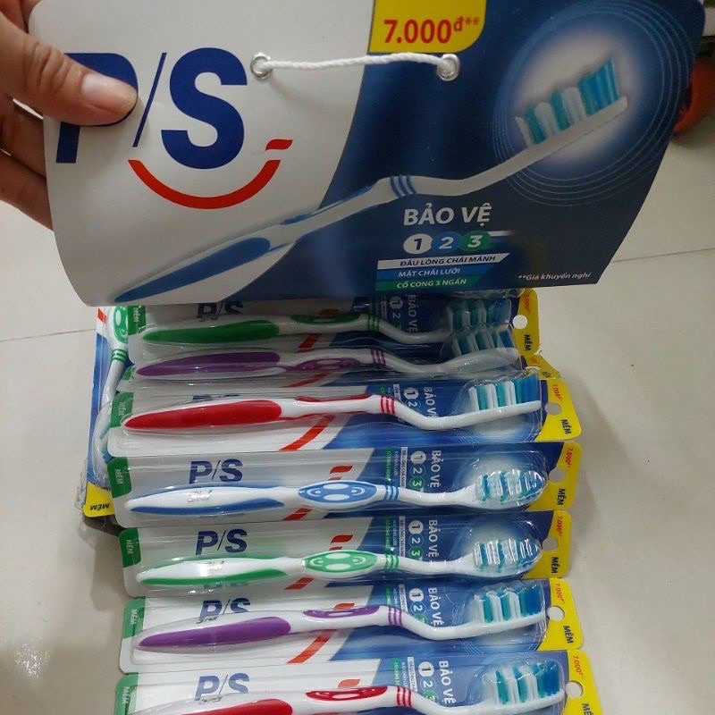COMBO 5 BÀN CHẢI ĐÁNH RĂNG P/S BẢO VỆ 123