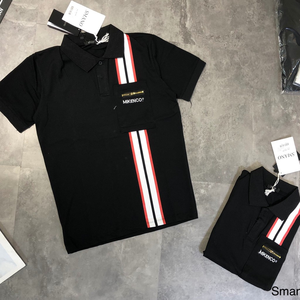 Áo Polo Nam, Áo Thun Cổ Bẻ Kẻ Sọc Phối Túi Thời Trang Sang Trọng Chất Liệu Thun Cá Sấu Cao Cấp - AC105 | BigBuy360 - bigbuy360.vn