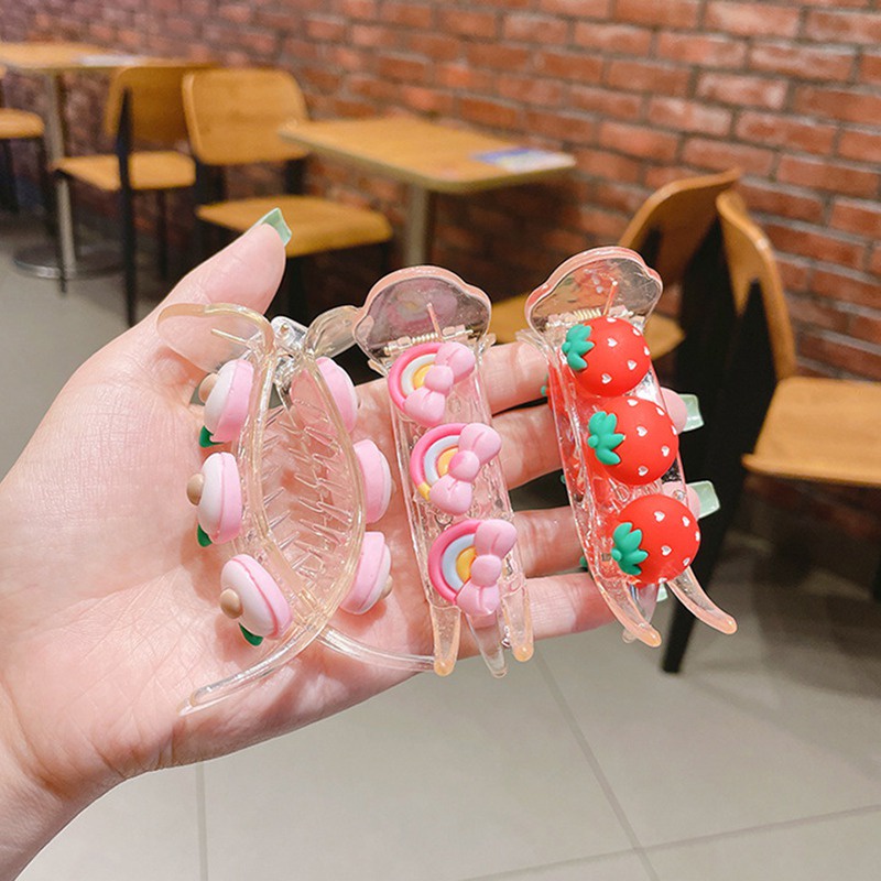 Kẹp Tóc Hình Quả Bóng Dễ Thương Thời Trang Mùa Hè Cho Bé Gái