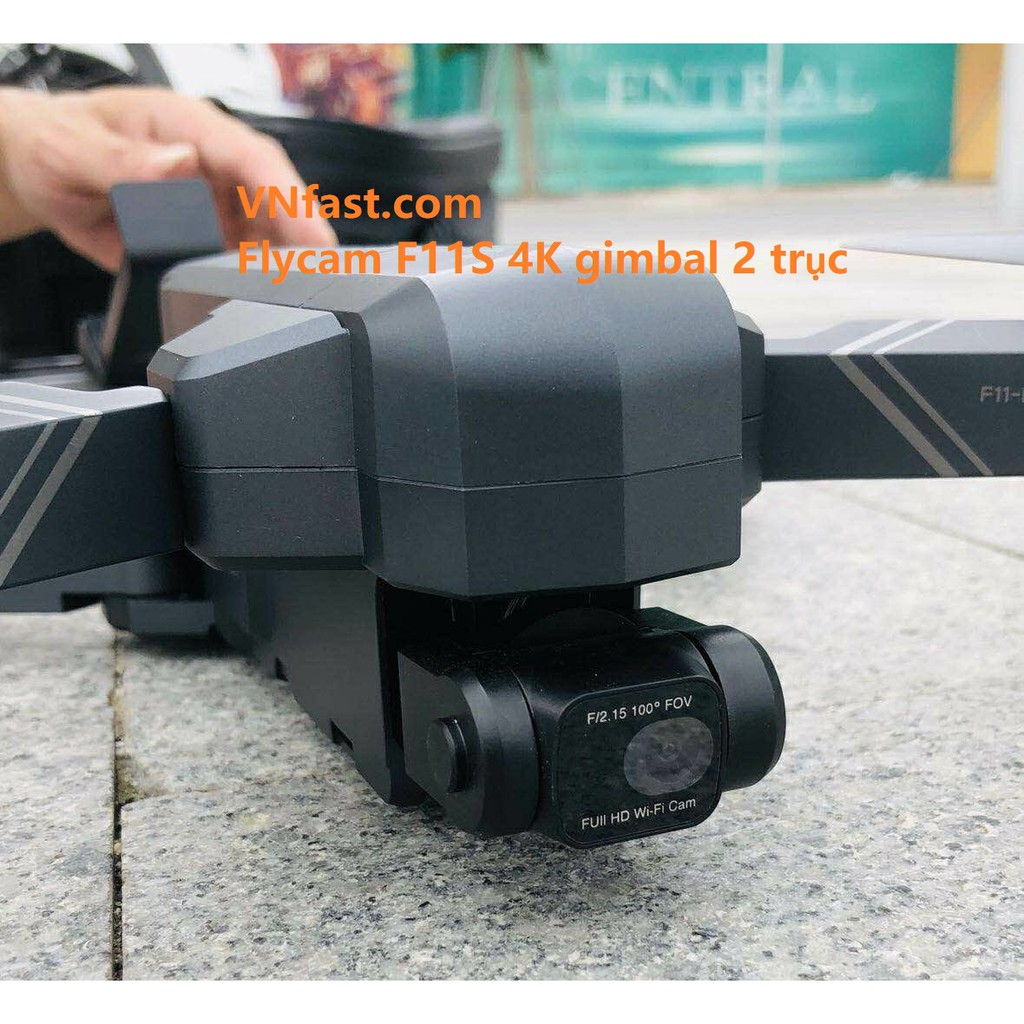 Flycam SJRC F11S 2.5K pro - F11 4k pro , F11S 4K Pro 2021 hay gọi F11s 3km - Gimbal 2 trục EIS - BH 3 tháng