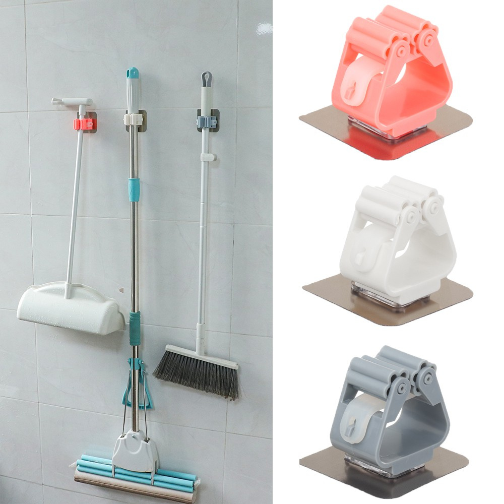 Móc Treo Cây Lau Nhà Gắn Tường Đa Năng Tiện Dụng Cho Nhà Bếp/Phòng Tắm