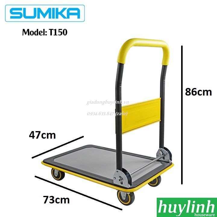 Xe đẩy hàng đa năng Sumika T150 - tải trọng 150kg