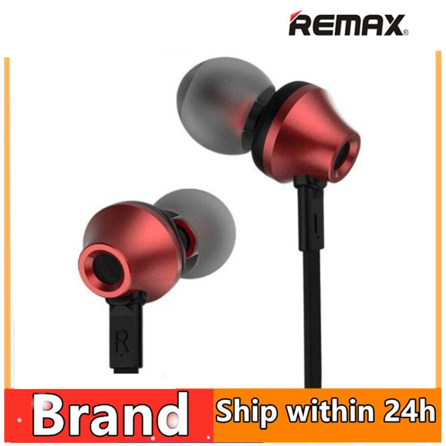 【100% Original】Remax Super Bass Wired Earphone headphone earbuds with HD Microphone