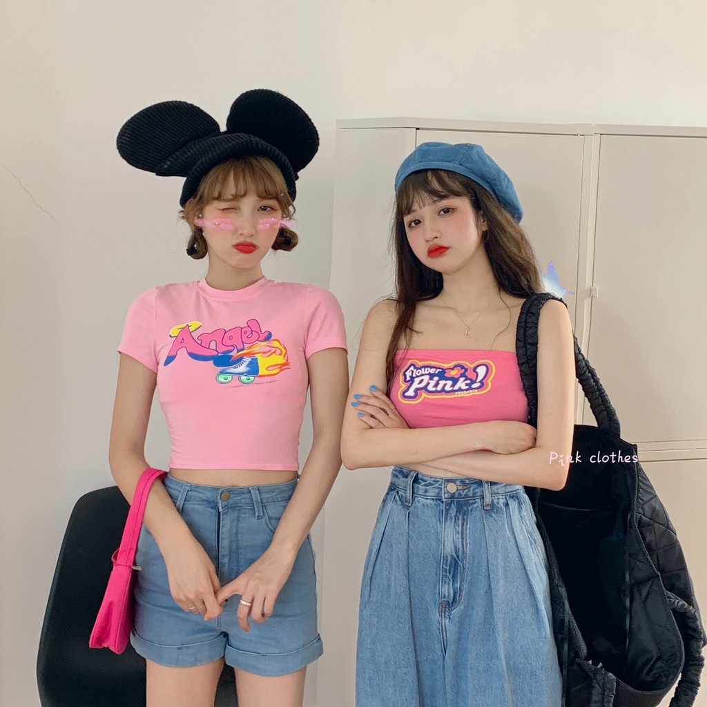 Áo Thun Nữ Ngắn Tay Cổ Tròn Thời Trang | BigBuy360 - bigbuy360.vn