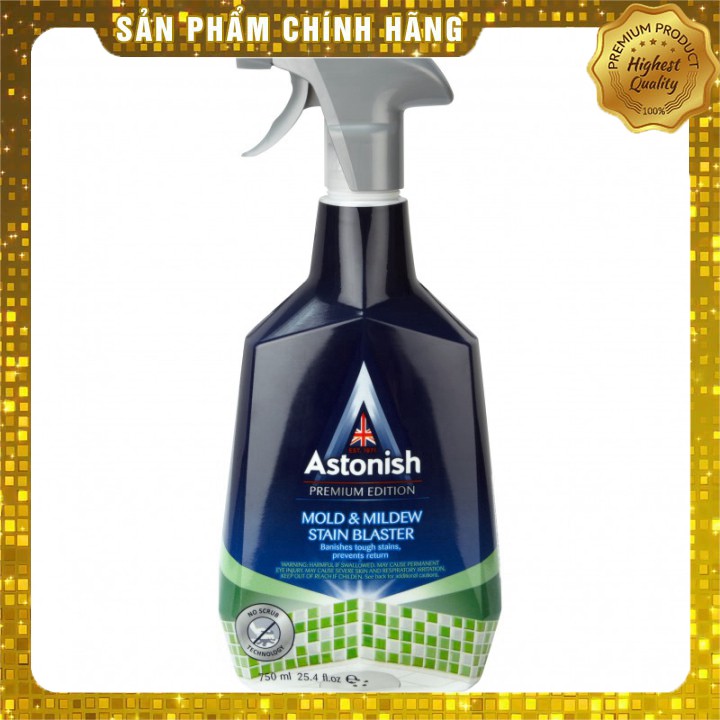 Chai xịt vệ sinh nấm mốc và phòng tắm Astonish C1120 750ml