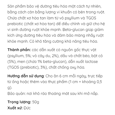 Gel dinh dưỡng Gimcat hỗ trợ tiêu hóa cho mèo - GIMCAT GASTRO gel hỗ trợ tiêu hóa 50g