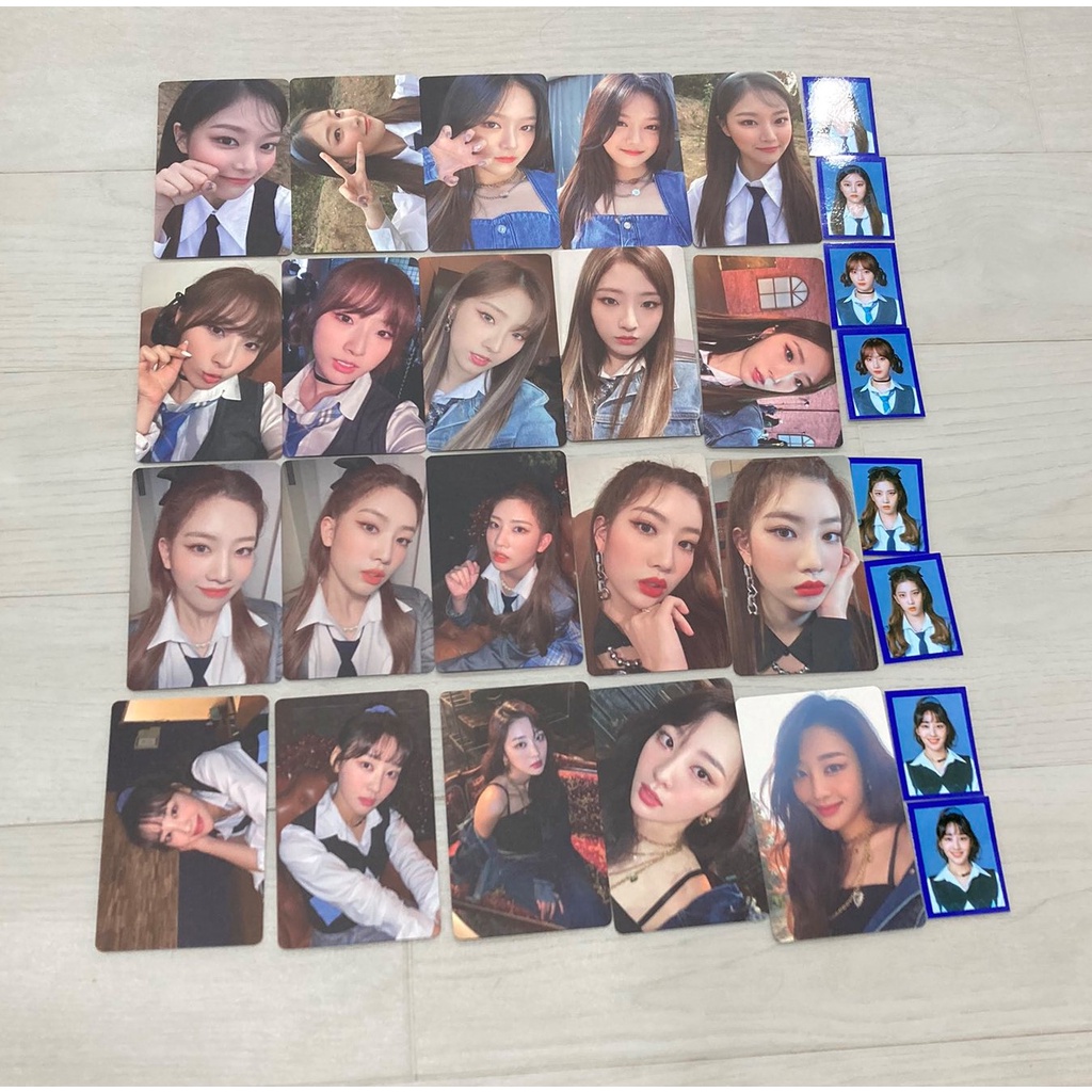 Ảnh photocard official Loona season greetings 2022 album card Flip that So What Heejin Chuu Yves Hyunjin yyxy Yeojin