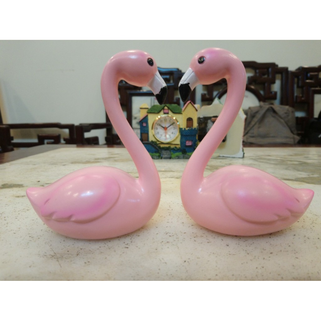 TT10 Mô hình hai con hồng hạc flamigo | BigBuy360 - bigbuy360.vn
