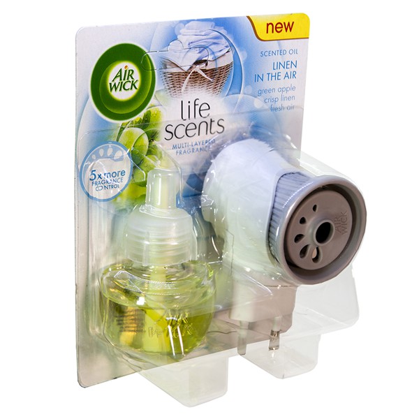 Bộ khuếch tán tinh dầu tự động Air Wick- hương táo xanh .