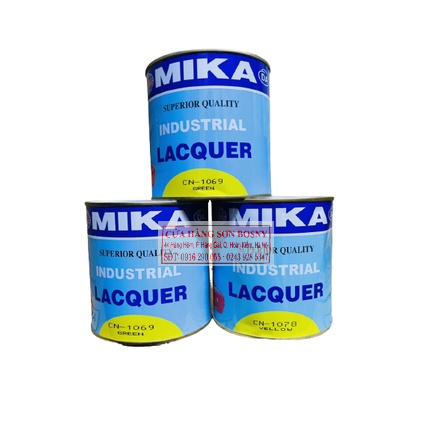 Sơn Công nghiệp Mika nhanh khô dùng cho ô tô, xe máy, đồ nhựa