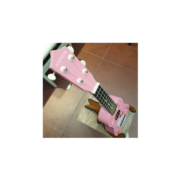 Đàn Ukulele Màu Hồng Hoạt Hình Hello Kitty