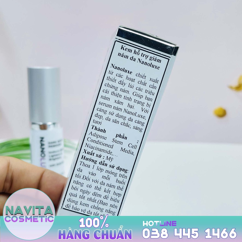 Kem Dưỡng Giảm Nám Nano Luxe TM Dark Spot Remover USA
