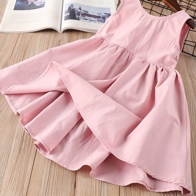 0 - ⚡ SIÊU SALE ⚡ - SIÊU SALE - Váy bé gái cotton mềm mịn thoáng mát mùa hè - HG105