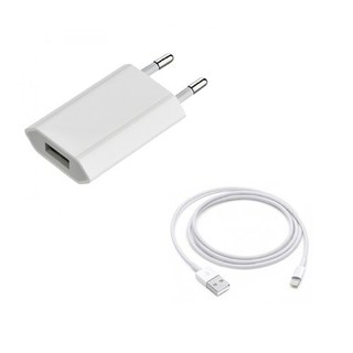 Bộ Cốc Và Cáp Sạc Dẹt Zin Theo Máy Iphone 6-7, 6-7Plus
