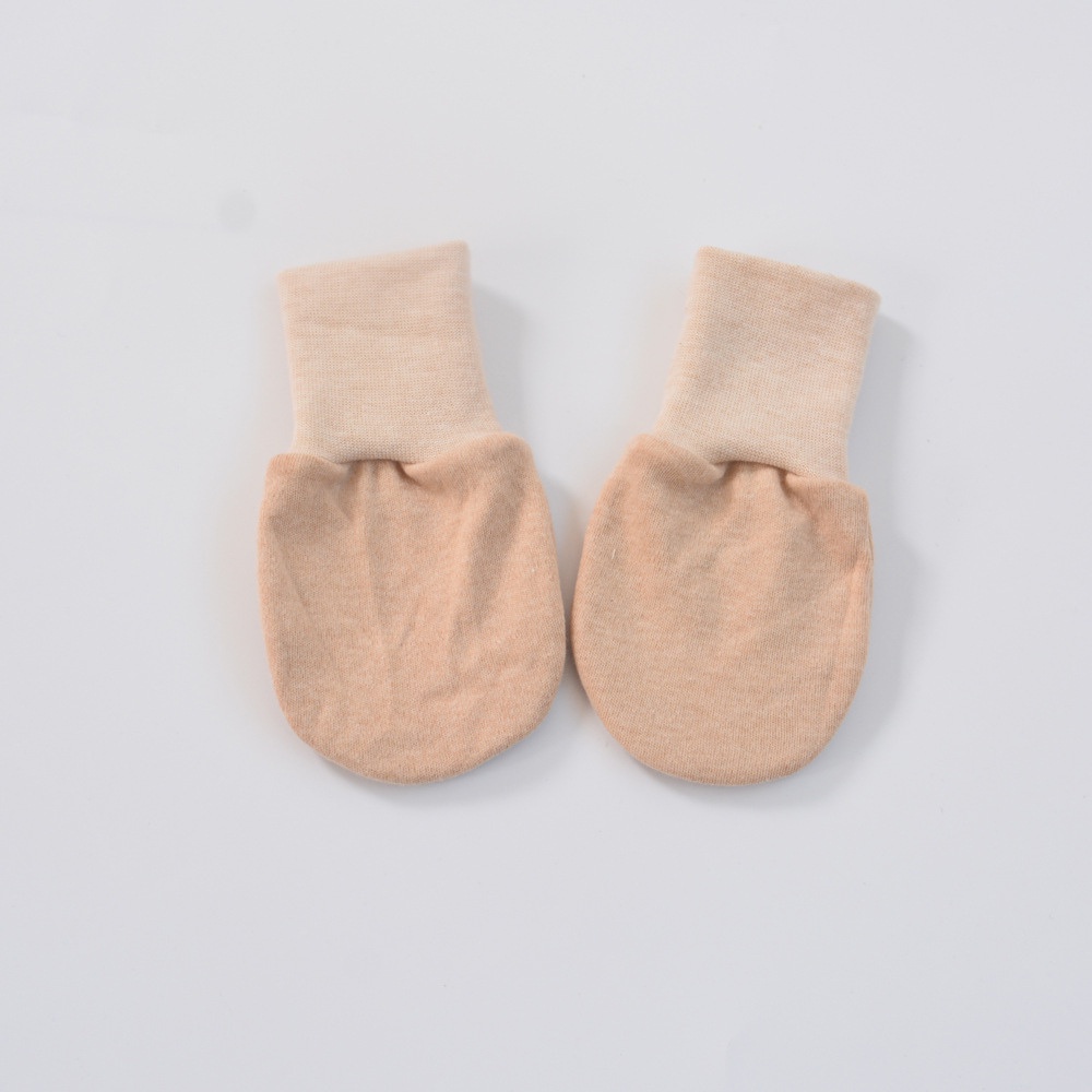 [CHẤT ĐẸP] Bao tay cho bé sơ sinh, găng tay vải cotton hữu cơ tư nhiên 100% không chất tẩy nhuộm an toàn cho bé