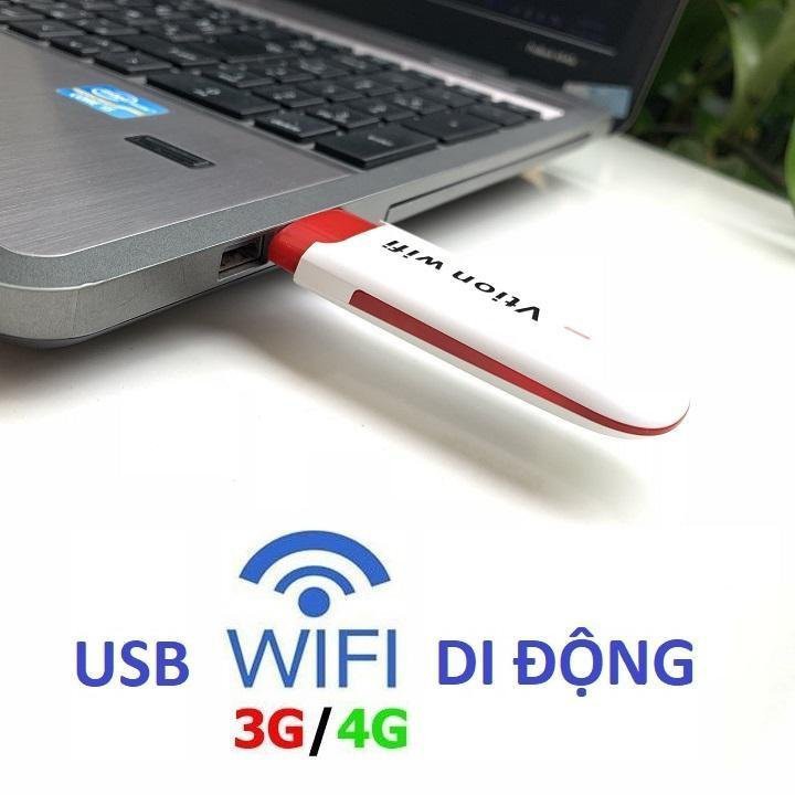 Thiết bị phát WIFI di động DCOM VITION, chất lượng, giá thành hợp lí. Vi vu lướt xem phim, lướt Web,...không lo mạng kém