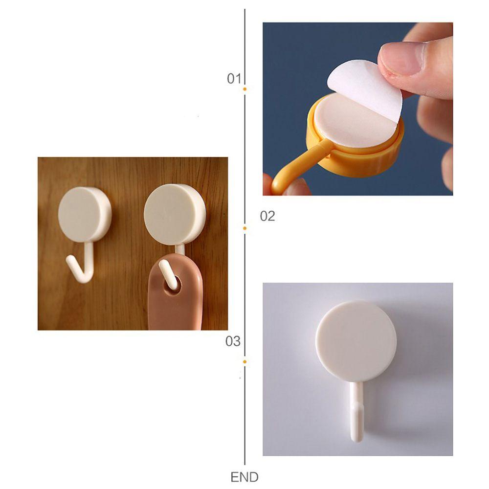 Set 10 Móc Treo Chìa Khóa Dán Tường Đa Năng Trang Trí Nhà Cửa
