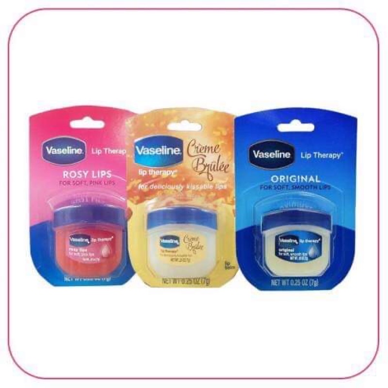 Son dưỡng môi vaseline hương ca cao - original - vani - rosy lips 7g