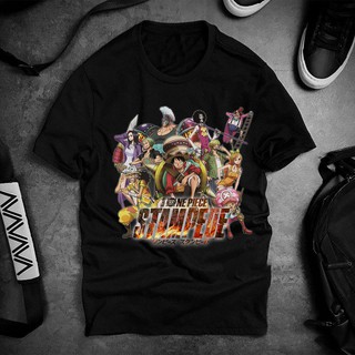 Áo thun ngắn tay manga, anime Onepiece Stampele Unisex - Áo thun unisex tay ngắn form rộng vải cotton thoáng mát