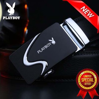 Thắt Lưng Da Playboy Bạc TLBK05