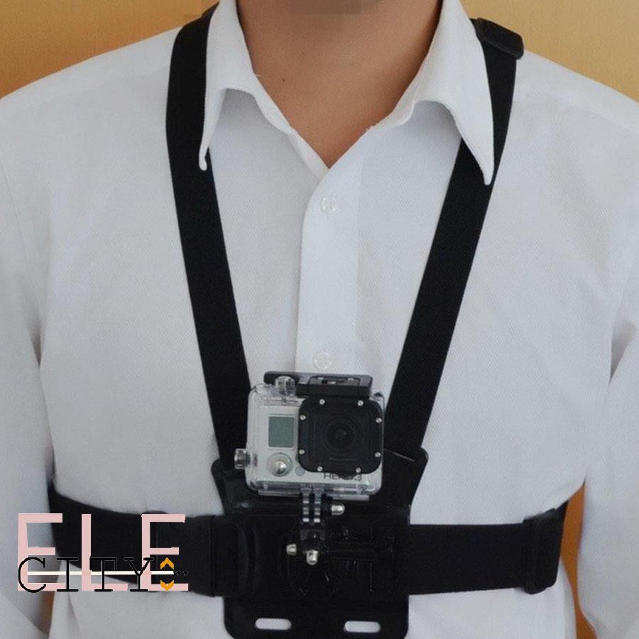 111ele} Chest Strap Belt Body Tripod Harness Mount For Go Pro SJCAM SJ4000