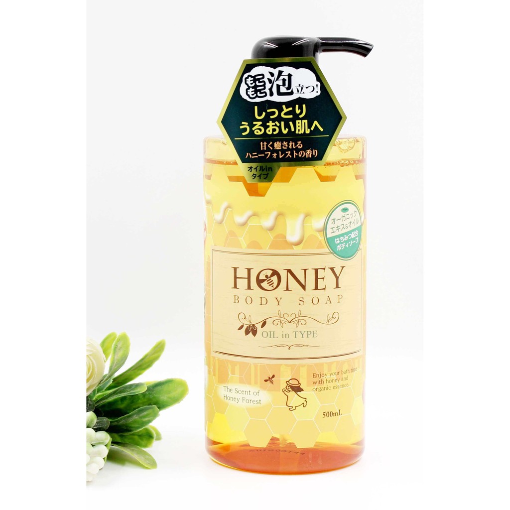 Sữa tắm Honey dưỡng ẩm, làm mịn dạng gel 500ml