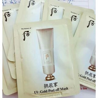 30 goi Mặt nạ lột whoo Vàng GOLD PEEL OFF MASK