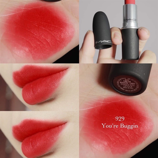 Son Mac chính hãng 602 Matte đỏ gạch, Mac 706 Relentlesly Red Rettro Matte Full Size